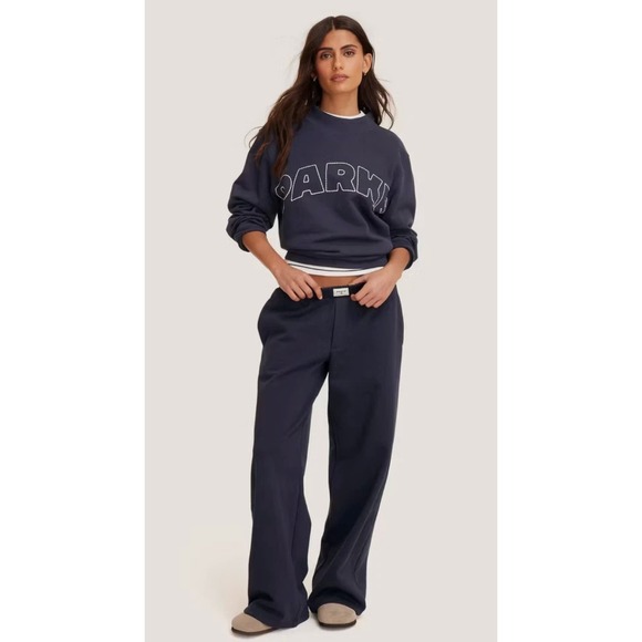 parke x target Other - NWT Parke x Target Size Med Special Collab High Rise Boxer Sweatpants Navy Blue